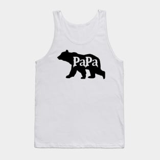 Funny Bear Papa Gift For Father On Father's Day Tank Top